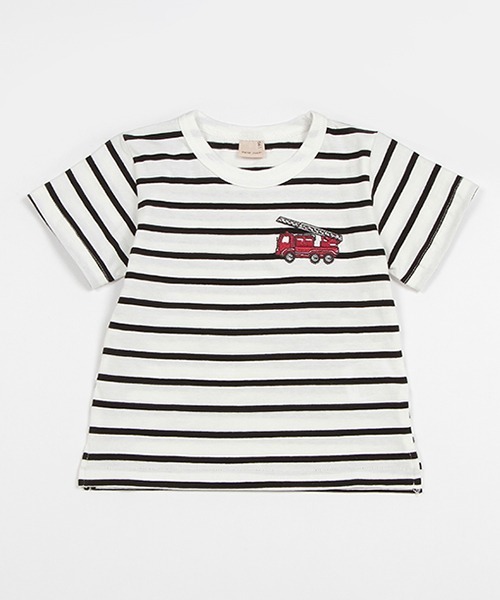 petit main（プティマイン）の「【プティプラ】BOYS半袖Tシャツ（Tシャツ/カットソー・キッズ・ライトカーキ/オレンジ/エメラルド/ネイビー/ライトグレー/ライトブルー/ブラック/ホワイト/マルチ/キナリ・90cm/120cm/110cm/100cm/130cm/80ｃｍ）」の12枚目の写真