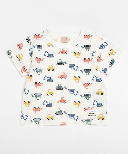 petit main（プティマイン）の「【プティプラ】BOYS半袖Tシャツ（Tシャツ/カットソー・キッズ・ライトカーキ/オレンジ/エメラルド/ネイビー/ライトグレー/ライトブルー/ブラック/ホワイト/マルチ/キナリ・90cm/120cm/110cm/100cm/130cm/80ｃｍ）」の19枚目の写真