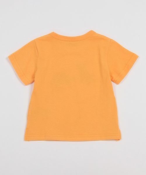 petit main（プティマイン）の「【プティプラ】BOYS半袖Tシャツ（Tシャツ/カットソー・キッズ・ライトカーキ/オレンジ/エメラルド/ネイビー/ライトグレー/ライトブルー/ブラック/ホワイト/マルチ/キナリ・90cm/120cm/110cm/100cm/130cm/80ｃｍ）」の20枚目の写真