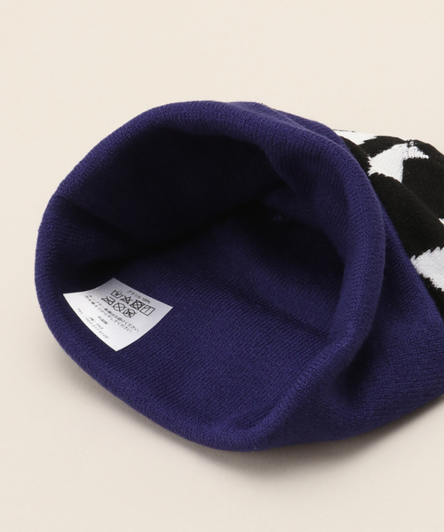 セール】【Dime/ダイム】 D CHECKERED CUFF BEANIE：キャップ
