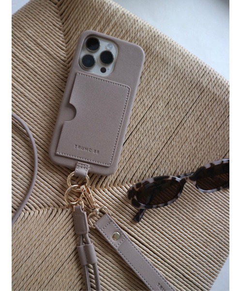 TRUNC（トランクエイティーエイト）の「(iPhone14PRO) Double Strap iPhone Case（スマホケース/カバー・レディース・グレイッシュベージュ/ブラック・iPhone 14 Pro）」の22枚目の写真