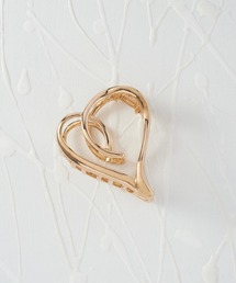 GOLDY（ゴールディ）の「【GOLDY】ニュアンスハートライン バンスクリップ　6240304※（バレッタ/ヘアクリップ）」