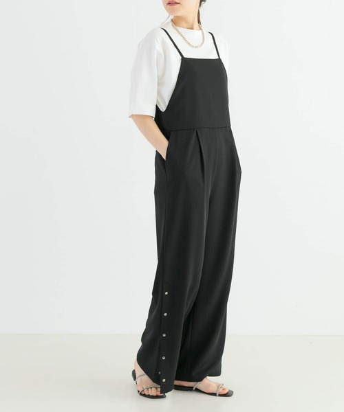 URBAN RESEARCH（アーバンリサーチ）の「キャミサロペット（サロペット/オーバーオール・レディース・ベージュ/ブラック・FREE）」の11枚目の写真