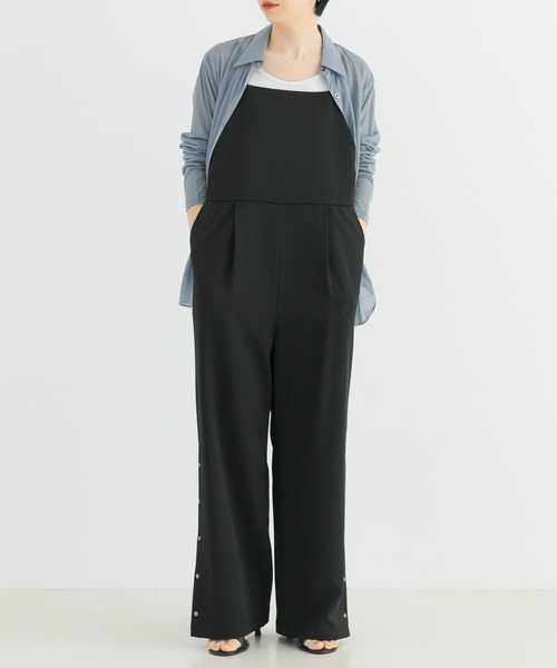 URBAN RESEARCH（アーバンリサーチ）の「キャミサロペット（サロペット/オーバーオール・レディース・ベージュ/ブラック・FREE）」の16枚目の写真