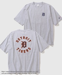 【MLB/メジャーリーグベースボール】ワッペンサークルロゴ オーバーサイズ 半袖Tシャツ