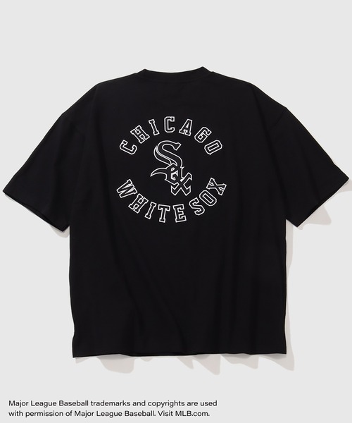 MLB(メジャーリーグベースボール)の「【MLB/メジャーリーグベースボール】ワッペンサークルロゴ オーバーサイズ 半袖Tシャツ(Tシャツ/カットソー・メンズ・グリーン/ネイビー/ブラック/アッシュグレー/ホワイト・LL/M/L)」の9枚目の写真