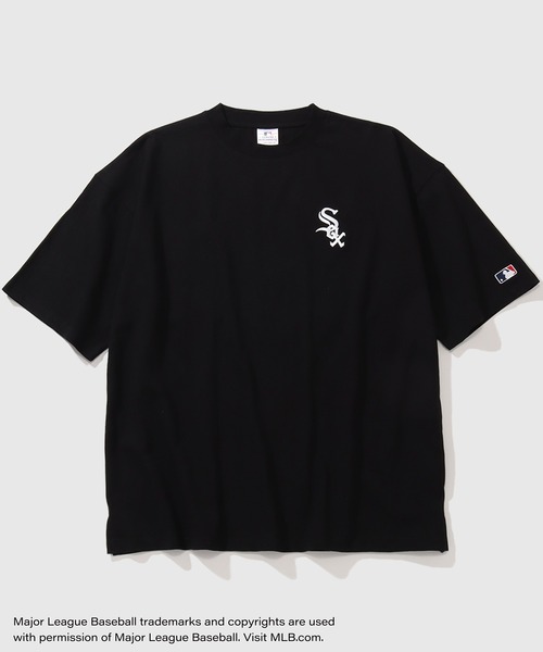 MLB(メジャーリーグベースボール)の「【MLB/メジャーリーグベースボール】ワッペンサークルロゴ オーバーサイズ 半袖Tシャツ(Tシャツ/カットソー・メンズ・グリーン/ネイビー/ブラック/アッシュグレー/ホワイト・LL/M/L)」の8枚目の写真