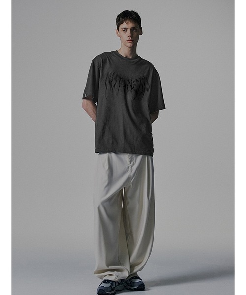 NOT4NERD（ノットフォーナード）の「【UNISEX】NOT4NERD／Thunder Logo Tee（Tシャツ/カットソー・メンズ・チャコールグレー/ブラック/ホワイト・MEDIUM/LARGE/X-LARGE）」の11枚目の写真