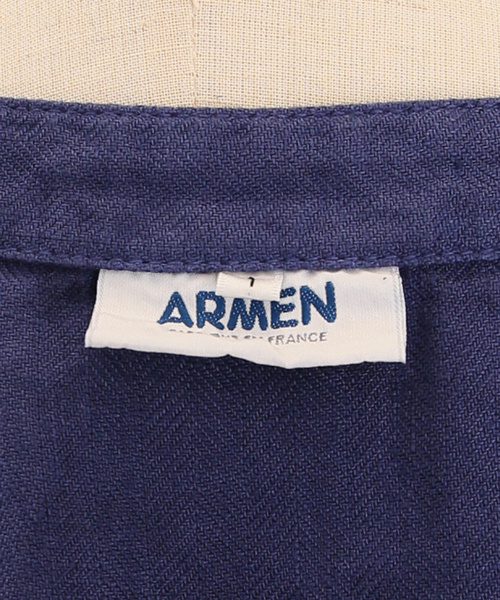 JOURNAL STANDARD LUXE（ジャーナルスタンダード　ラックス）の「【ARMEN 】LINEN HERRINGBONE B/N TUNIC（チュニック・レディース・ブラック/ストーン/ブルー・2）」の6枚目の写真