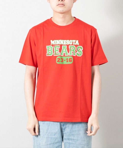 STYLEBLOCK(スタイルブロック)の「(MT096)半袖プリントTシャツ(BEARS)(Tシャツ/カットソー・メンズ・レッド/ブラック/杢グレー・M/LL/L)」の3枚目の写真