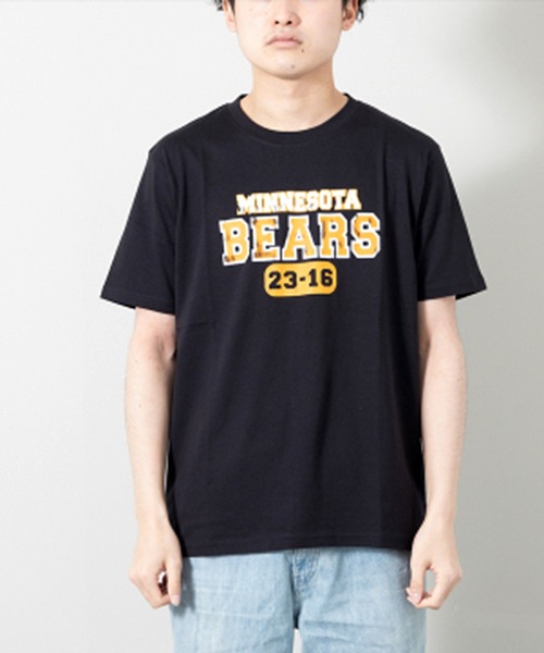 STYLEBLOCK(スタイルブロック)の「(MT096)半袖プリントTシャツ(BEARS)(Tシャツ/カットソー・メンズ・レッド/ブラック/杢グレー・M/LL/L)」の2枚目の写真