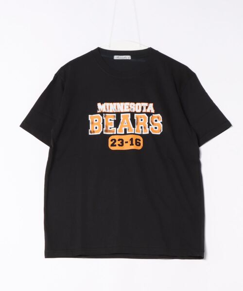 STYLEBLOCK(スタイルブロック)の「(MT096)半袖プリントTシャツ(BEARS)(Tシャツ/カットソー・メンズ・レッド/ブラック/杢グレー・M/LL/L)」の5枚目の写真