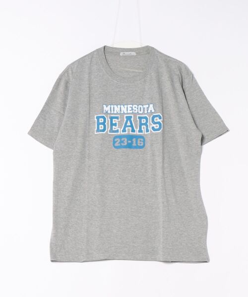 STYLEBLOCK(スタイルブロック)の「(MT096)半袖プリントTシャツ(BEARS)(Tシャツ/カットソー・メンズ・レッド/ブラック/杢グレー・M/LL/L)」の6枚目の写真