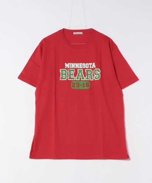 STYLEBLOCK(スタイルブロック)の「(MT096)半袖プリントTシャツ(BEARS)(Tシャツ/カットソー・メンズ・レッド/ブラック/杢グレー・M/LL/L)」の7枚目の写真