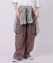 DOUBLE NAME | 加工デニムカーゴパンツ(デニムパンツ)