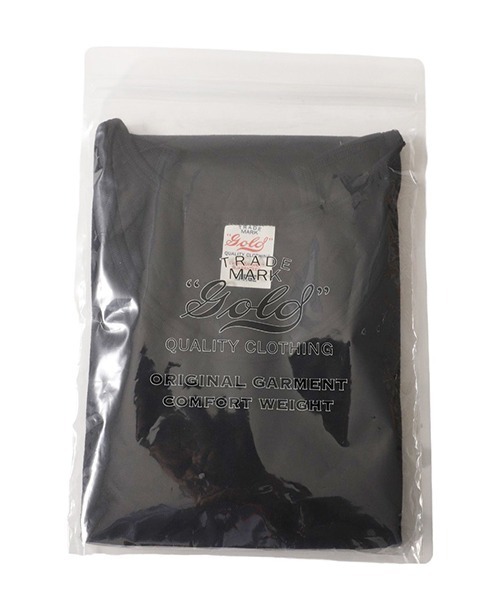 GOLD（ゴールド）の「東洋エンタープライズ GOLD / ゴールド：30/1 ORGANIC COTTON 1-PACK TANKTOP：24A-GL79311[MUS]（タンクトップ・メンズ・オフホワイト/ブラック・L/M/XL）」の11枚目の写真