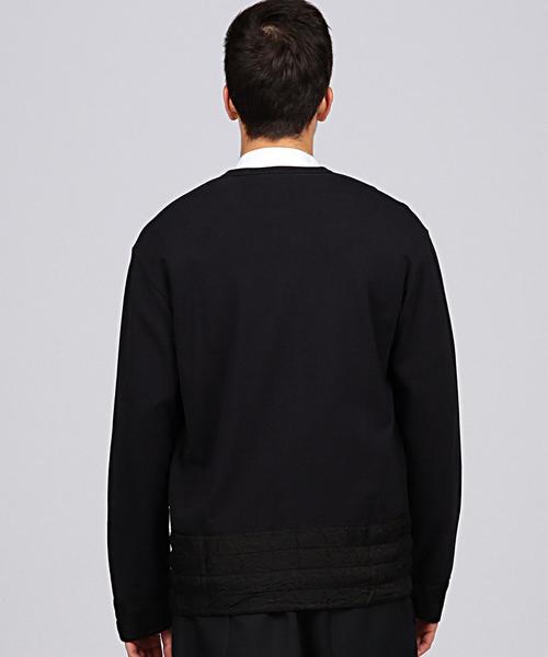 EN ROUTE（アンルート）の「ENR コットンクルーネックカーディガン●（カーディガン/ボレロ・メンズ・オリーブ/ネイビー・3/2/1）」の8枚目の写真