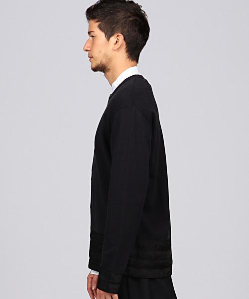 EN ROUTE（アンルート）の「ENR コットンクルーネックカーディガン●（カーディガン/ボレロ・メンズ・オリーブ/ネイビー・3/2/1）」の9枚目の写真