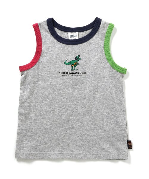 BREEZE(ブリーズ)の「4柄モチーフタンクトップ(タンクトップ・キッズ・グレー/ライム/レッド/パープル・80/90/100/110/120/130/140)」の2枚目の写真