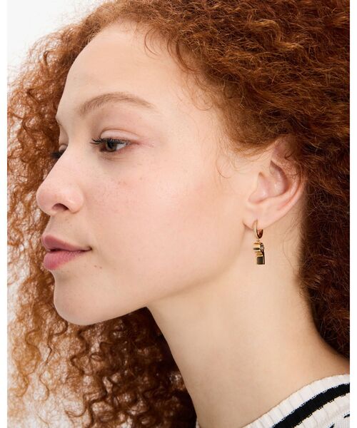 【セール】オン ザ ボール ホイッスル ハギー（ピアス（両耳用））｜kate spade new york（ケイトスペード ニューヨーク）