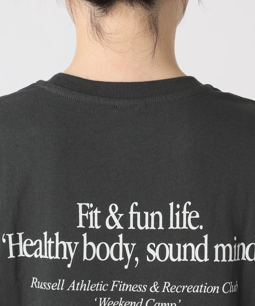 Russell Athletic（ラッセルアスレティック）の「【RUSSELL ATHLETIC】Bookstore Sleeveless OP：ワンピース（ワンピース・レディース・ホワイト/オレンジ/ブラック系その他・FREE）」の13枚目の写真