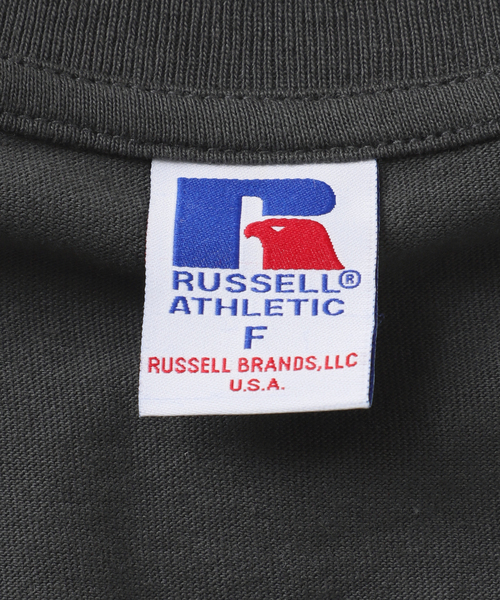 Russell Athletic（ラッセルアスレティック）の「【RUSSELL ATHLETIC】Bookstore Sleeveless OP：ワンピース（ワンピース・レディース・ホワイト/オレンジ/ブラック系その他・FREE）」の7枚目の写真