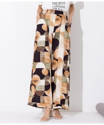 Settimissimo | ITALY ジオメトリック柄 フレアパンツ(その他パンツ)