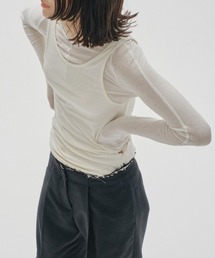 TODAYFUL | 【TODAYFUL/トゥデイフル】レイヤードシアーロングTシャツ/Layered Sheer Long T-shirts(Tシャツ/カットソー)