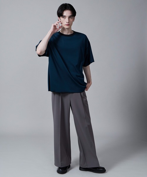 woo様 リクエスト2点まとめ★LUC★転写ニットカットソー★リバーシブル LUCY（ルーシー）の「LUCY/リバーシブルワンポイントT（Tシャツ