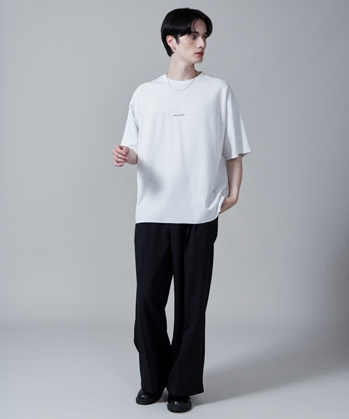 LUCY(ルーシー)の「LUCY/リバーシブルワンポイントT(Tシャツ/カットソー・メンズ・オフホワイト/ライトグレー/ブラック・MEDIUM/LARGE)」の4枚目の写真