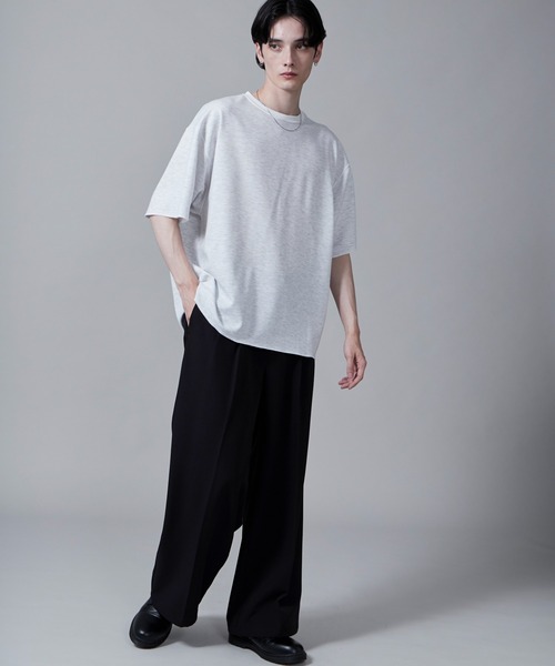 LUCY(ルーシー)の「LUCY/リバーシブルワンポイントT(Tシャツ/カットソー・メンズ・オフホワイト/ライトグレー/ブラック・MEDIUM/LARGE)」の22枚目の写真