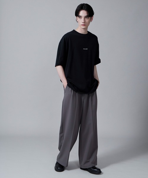 LUCY(ルーシー)の「LUCY/リバーシブルワンポイントT(Tシャツ/カットソー・メンズ・オフホワイト/ライトグレー/ブラック・MEDIUM/LARGE)」の8枚目の写真