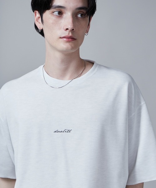 LUCY(ルーシー)の「LUCY/リバーシブルワンポイントT(Tシャツ/カットソー・メンズ・オフホワイト/ライトグレー/ブラック・MEDIUM/LARGE)」の17枚目の写真