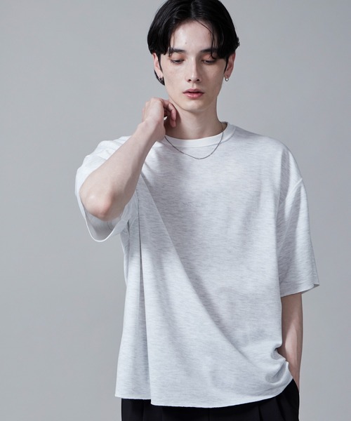 LUCY(ルーシー)の「LUCY/リバーシブルワンポイントT(Tシャツ/カットソー・メンズ・オフホワイト/ライトグレー/ブラック・MEDIUM/LARGE)」の20枚目の写真