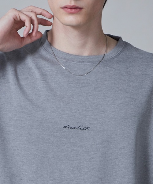 LUCY(ルーシー)の「LUCY/リバーシブルワンポイントT(Tシャツ/カットソー・メンズ・オフホワイト/ライトグレー/ブラック・MEDIUM/LARGE)」の12枚目の写真