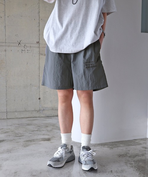 セール】【新色追加】接触冷感/UVカット(UPF50＋)/ロゴナイロン