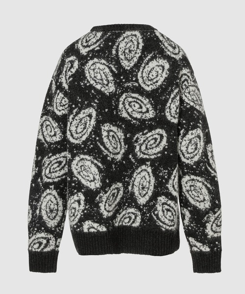 BELPER(ベルパー)の「GALAXY MOHAIR KNIT TOP(ニット/セーター・レディース・ブラック・2)」の2枚目の写真