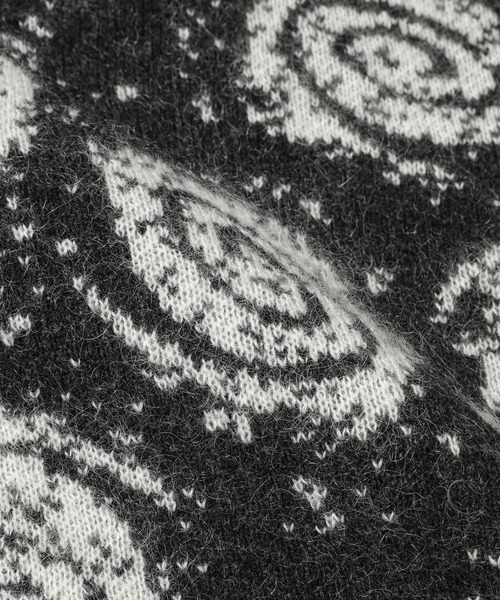 BELPER(ベルパー)の「GALAXY MOHAIR KNIT TOP(ニット/セーター・レディース・ブラック・2)」の5枚目の写真