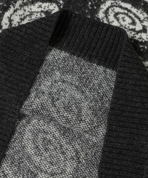 BELPER(ベルパー)の「GALAXY MOHAIR KNIT TOP(ニット/セーター・レディース・ブラック・2)」の4枚目の写真