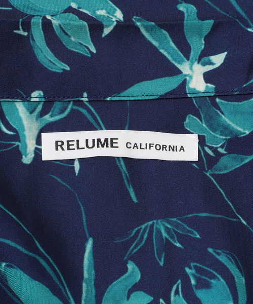 JOURNAL STANDARD relume（ジャーナルスタンダード　レリューム）の「CALIFORNIA アモルファス オープンカラー半袖シャツ（シャツ/ブラウス・メンズ・ブラック系その他/グリーン/グレー/ネイビー・MEDIUM/LARGE）」の16枚目の写真