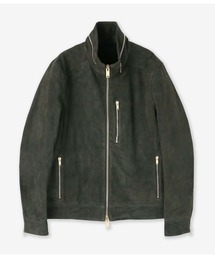 junhashimoto（ジュンハシモト）の「SUEDE STRETCH LETHER（ライダースジャケット）」