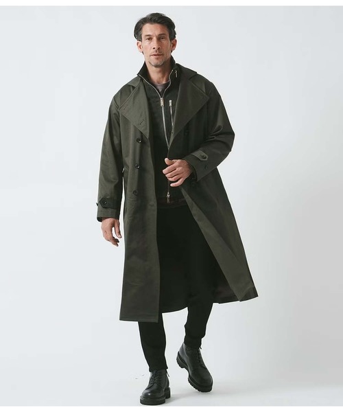 junhashimoto（ジュンハシモト）の「SUEDE STRETCH LETHER（ライダースジャケット・メンズ・カーキ/ブラック・2/4）」の19枚目の写真