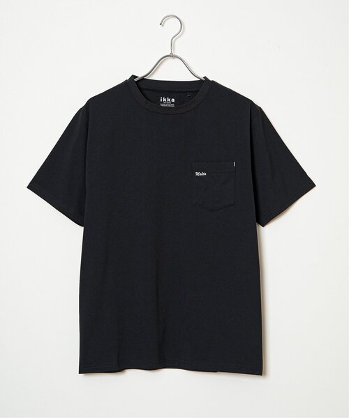 ikka(イッカ)の「【接触冷感】速乾COOLポケットプリントTシャツ(Tシャツ/カットソー・メンズ・ブラック/オリーブ/グレー/マスタード/ネイビー/ホワイト・S/M/L/XL)」の14枚目の写真
