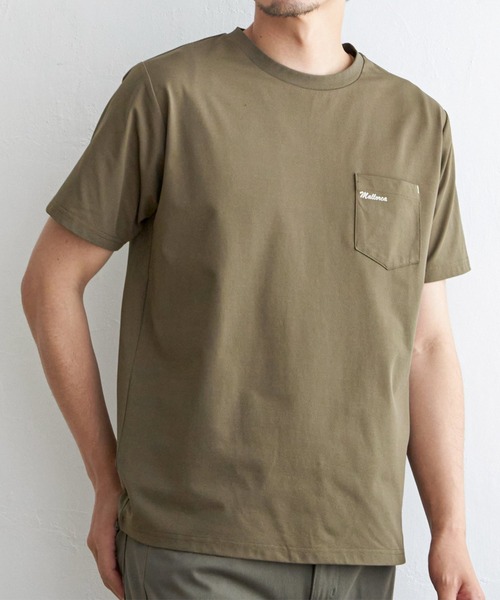 ikka(イッカ)の「【接触冷感】速乾COOLポケットプリントTシャツ(Tシャツ/カットソー・メンズ・ブラック/オリーブ/グレー/マスタード/ネイビー/ホワイト・S/M/L/XL)」の4枚目の写真
