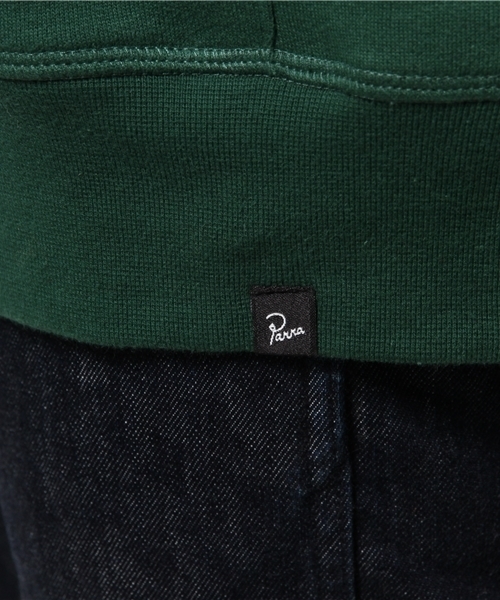 BEAMS T（ビームスティー）の「byParra / DEP プルオーバー パーカー（パーカー・メンズ・ダークグリーン・SMALL/LARGE/MEDIUM）」の8枚目の写真