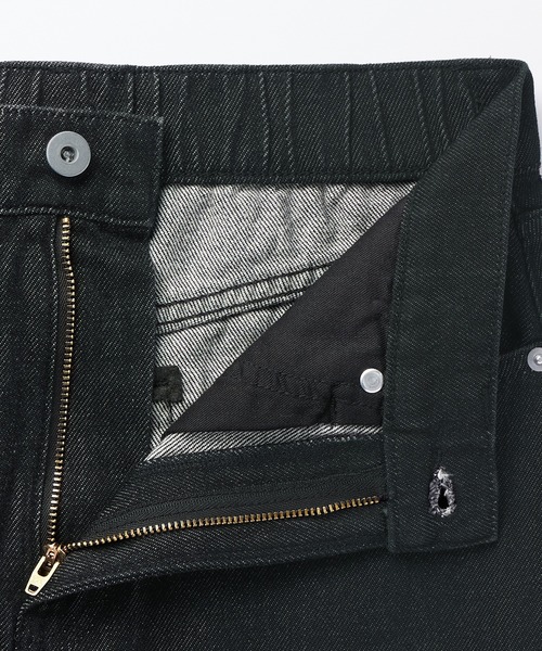 無印良品（ムジルシリョウヒン）の「婦人　木の実から作ったカポック混　デニムＡラインスカート　黒（デニムスカート・レディース・ブラック・XL/L/M/S）」の7枚目の写真