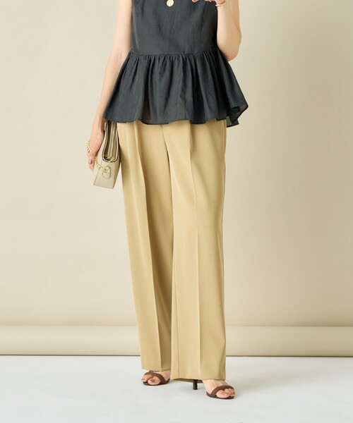 NOLLEY’S Sophi（ノーリーズソフィ）の「ウォッシャブルドライストレッチツイルワイドパンツ（その他パンツ・レディース・グレー/ベージュ/ブラック・38/36/34）」の17枚目の写真