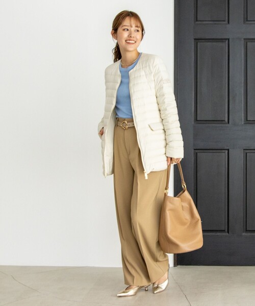 NOLLEY'S sophi ベージュ ワイドパンツ　飯豊まりえさん着用 NOLLEY´S sophi ベージュ ワイドパンツ 飯豊まりえさん着用
