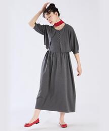 お値下げ‼️アニエスベー　agnes.b ノースリーブ ロング ニット ワンピース ノースリーブニットワンピース（6087WW27350） | TO