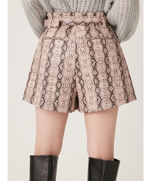 LILY BROWN（リリーブラウン）の「ベルト付きハイウエストショートパンツ（その他パンツ・レディース・グレー/ピンク/ブラック・1/0）」の18枚目の写真